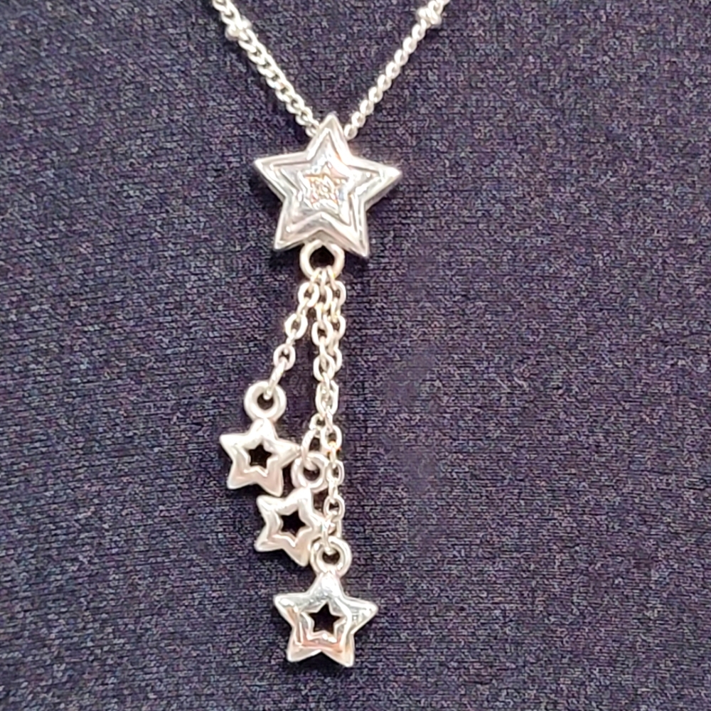 VERY RARE RETIRED BRIGHTON ROCKSTAR DANGLING NECKLACE NWOT - Picture 2 of 5